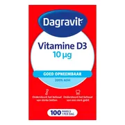 3x Dagravit Vitamine D Parels 10 µg 100 capsules