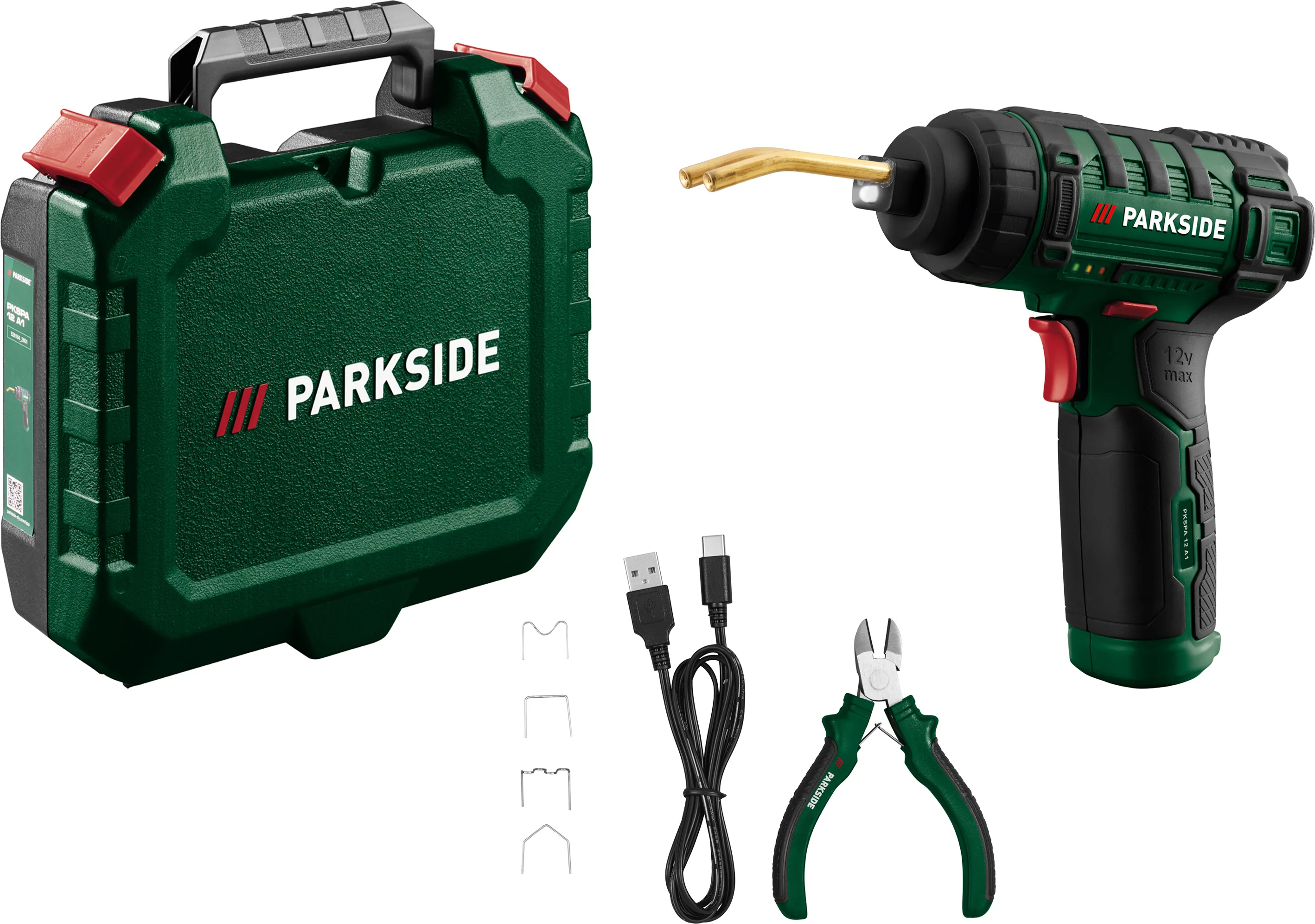 PARKSIDE Kunststof lasapparaat 12 V, met geïntegreerde accu