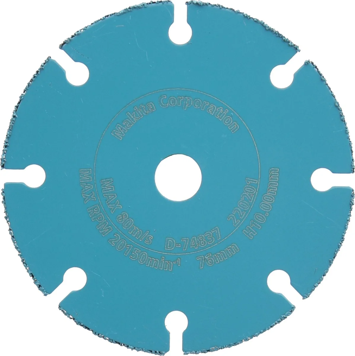 Makita D-78374 Doorslijpschijf HM/TCG | 76 x 10 x 1,75 mm