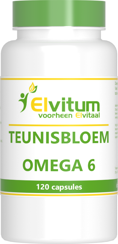 Elvitum Teunisbloem Omega 6 Capsules 120CP