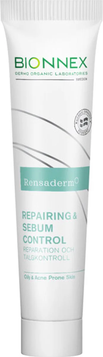 Bionnex Rendaderm Repair en Talg Control Voor Vettige en Acnegevoelige Huid 30 ml