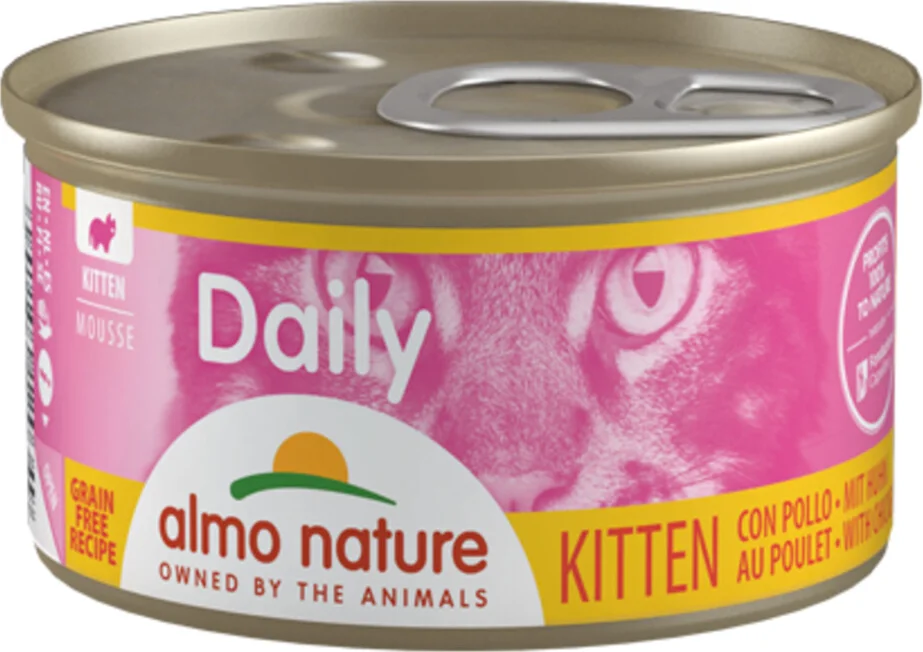 Almo Nature Daily Menu Kattenvoer Nat Kitten Mousse Kip 85 gr