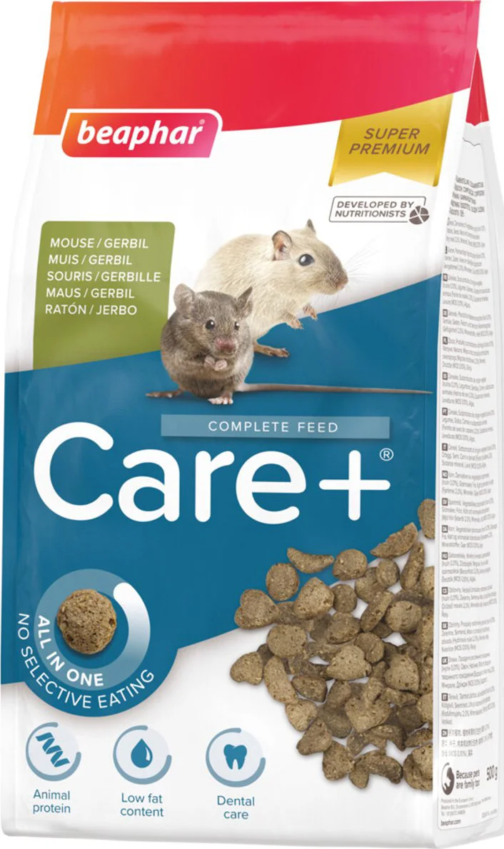 Beaphar Care+ Gerbil & Muis 500 gr