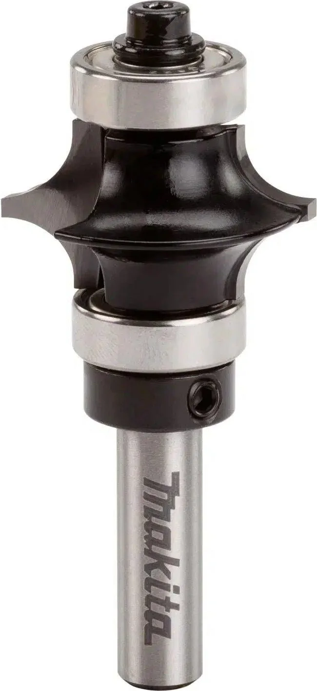 Makita D-11710 Freesbit Kraalprofielfrees + lager S 8mm 28,58x15,88mm R6,35