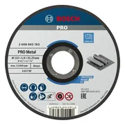 Bosch Professional Doorslijpschijf PRO Metal 115x22,23mm VE=1 - 2608603163
