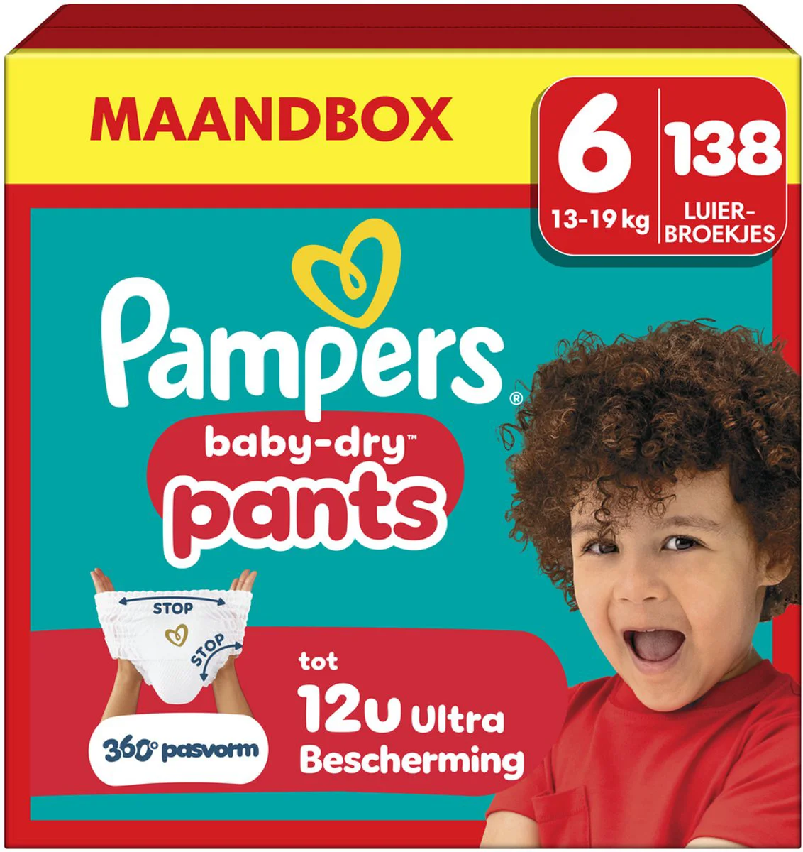 Pampers Baby Dry Luierbroekjes Maat 6 (13-19 kg) 138 stuks
