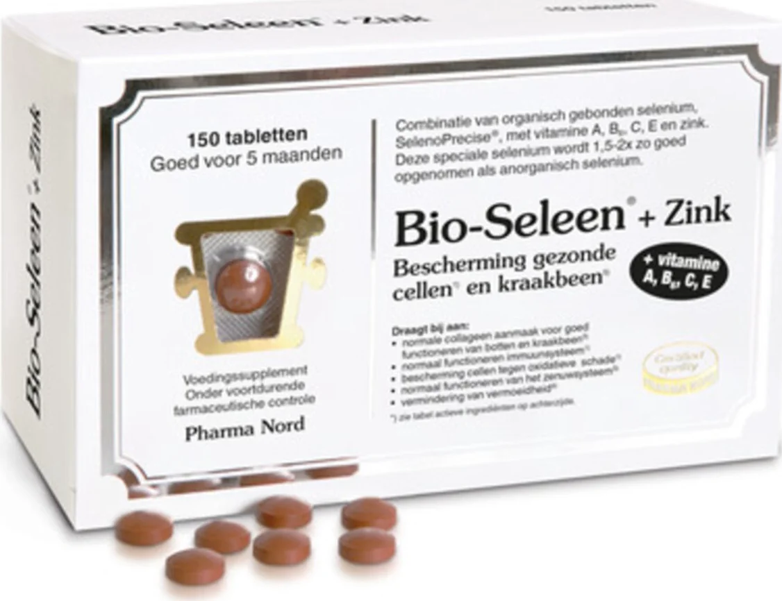 2x Pharma Nord Bio Seleen & Zink 150 tabletten