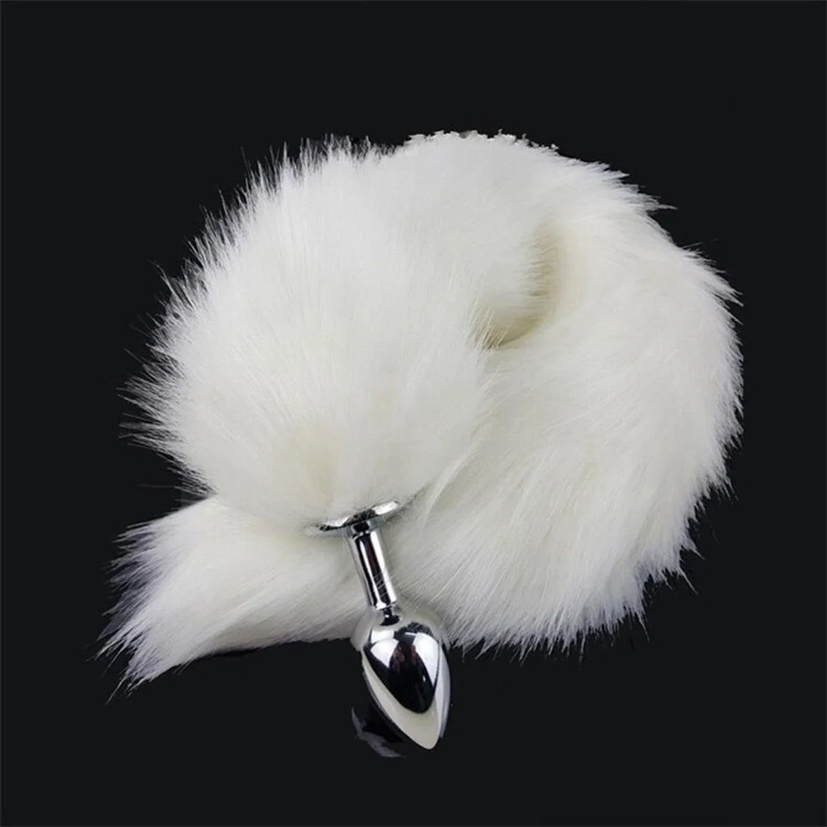 Jumada - Staart - Butt plug met vossenstaart - Erotiek - Seksspeeltjes - Vos - Wit - 40 cm