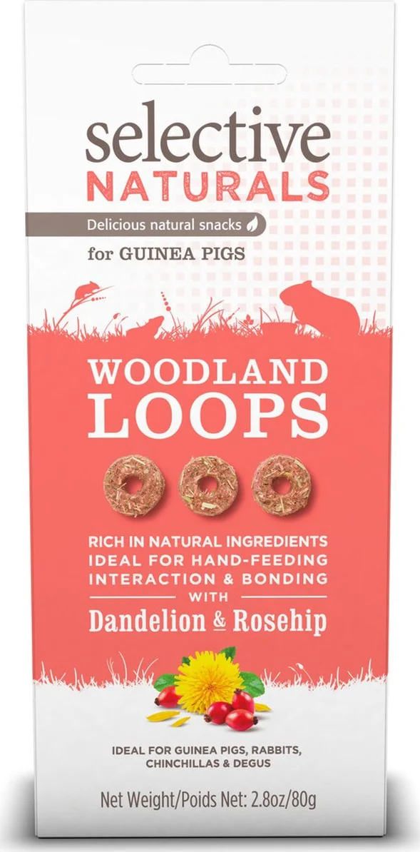 Supreme Selective Naturals Snack Woodland Loops 80 gr