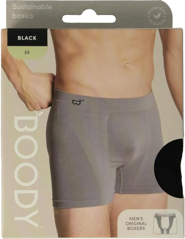 Boody Herenboxer Zwart M