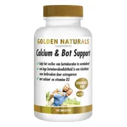 2x Golden Naturals Calcium & Bot Support Vegan 180 tabletten