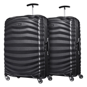 Samsonite Lite-Shock Spinner 75cm Duo Pack Black