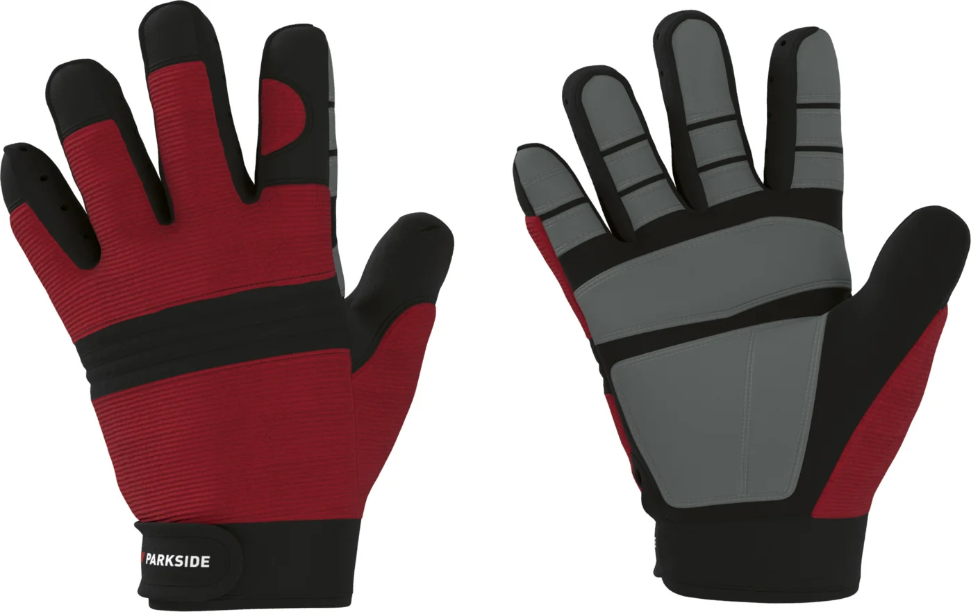 PARKSIDE Hybrid werkhandschoenen (Rood/zwart, 11)