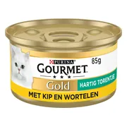 Gourmet Gold Kattenvoer Nat Hartig Torentje Kip - Wortel 85 gr