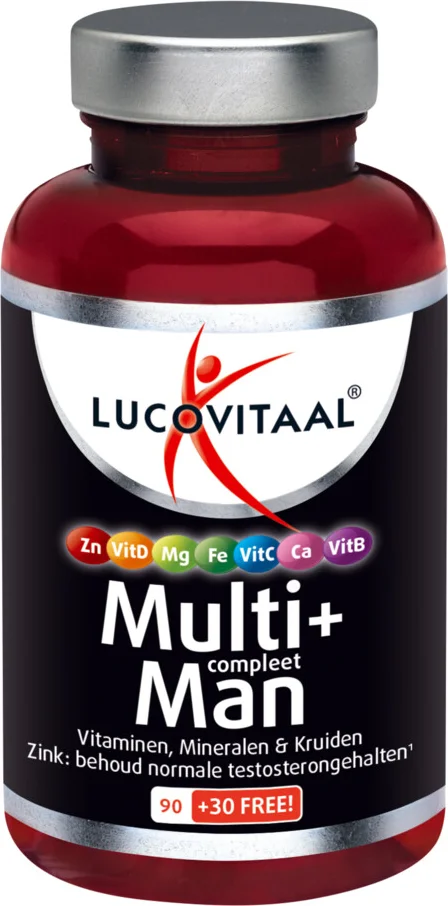3x Lucovitaal Multi + Compleet Man 120 tabletten