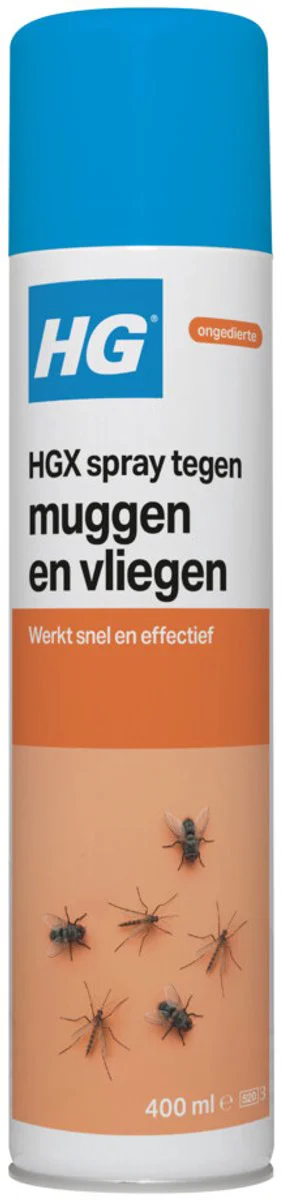 HG X Spray Tegen Muggen & Vliegen 400 ml