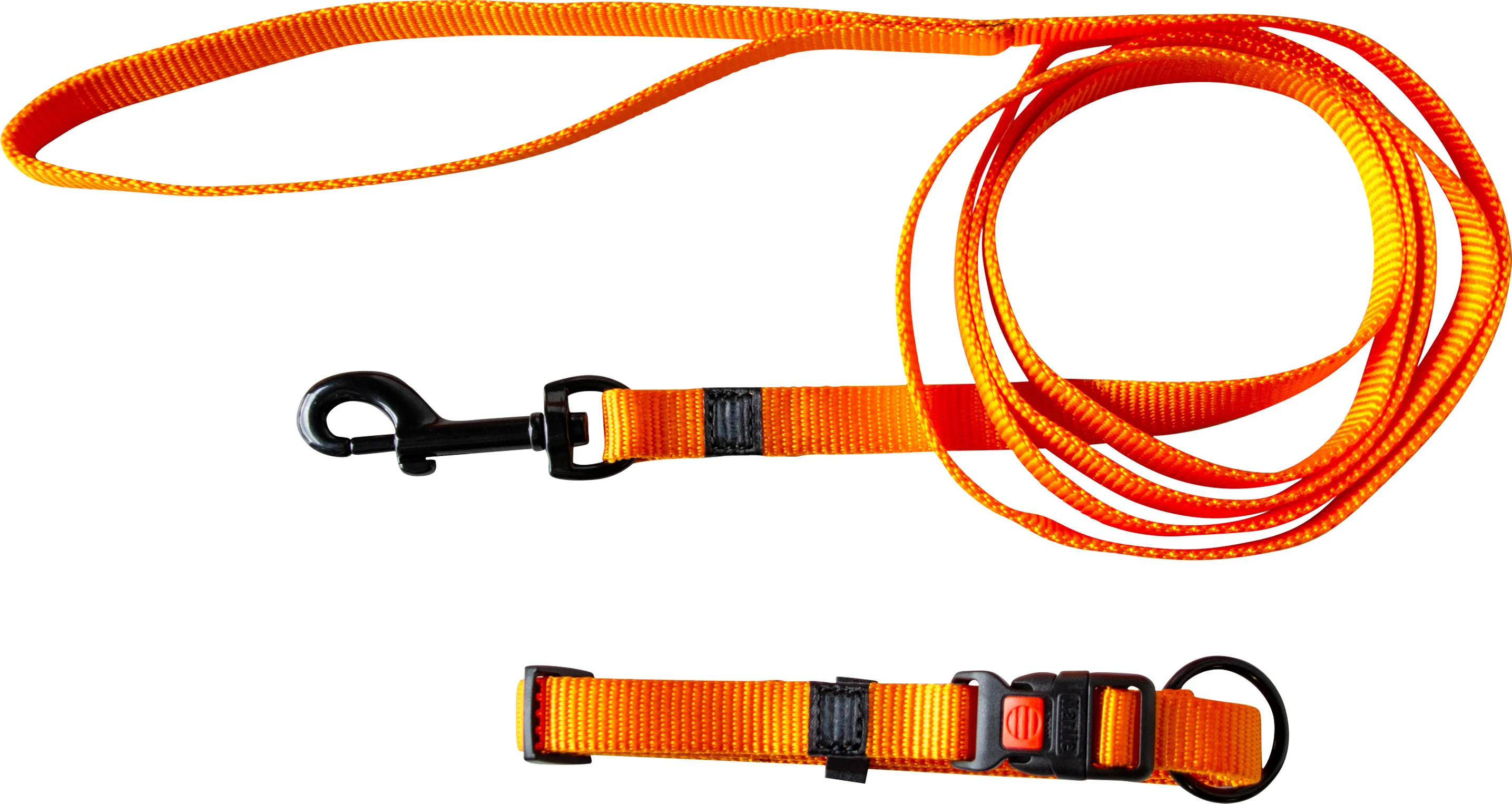 Karlie Halsband met lijn (Oranje)