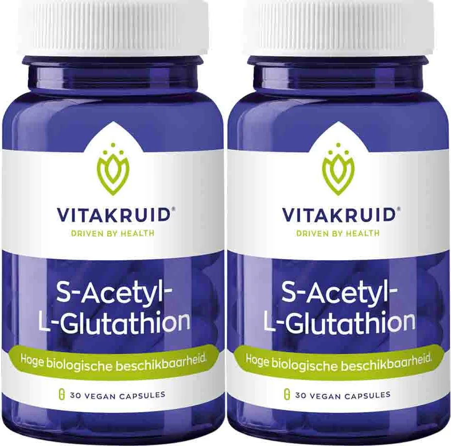 2x Vitakruid S-Acetyl-L-Glutathion 30 vegancapsules