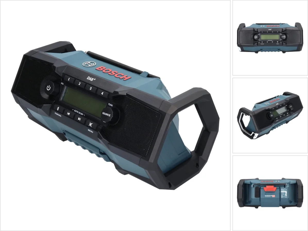 Bosch Professional GPB 18V-2 SC Bouwradio 18V DAB+, Bluetooth, FM en AUX - 06014A3100