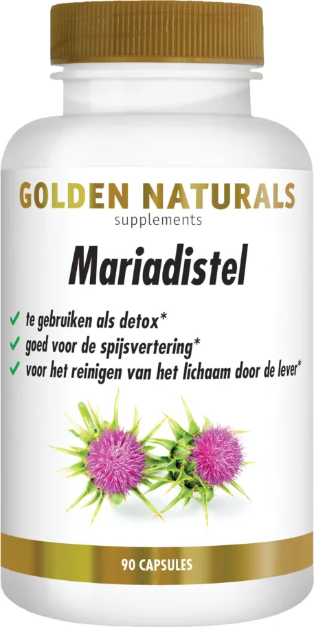 2x Golden Naturals Mariadistel 90 vegacapsules