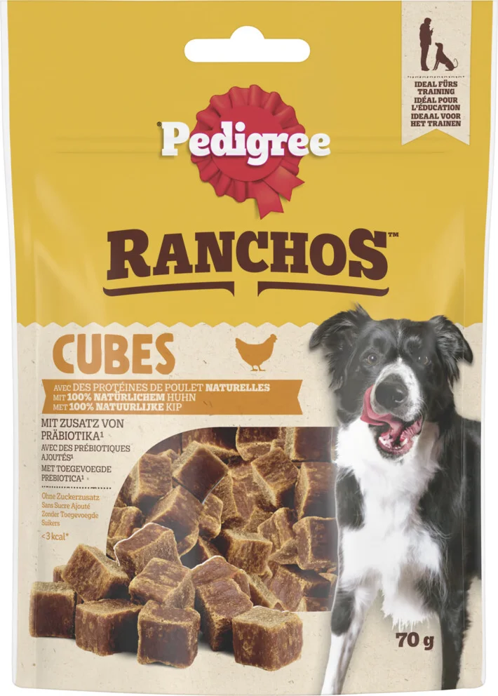 Pedigree Ranchos Cubes Hondensnacks Kip 70 gr