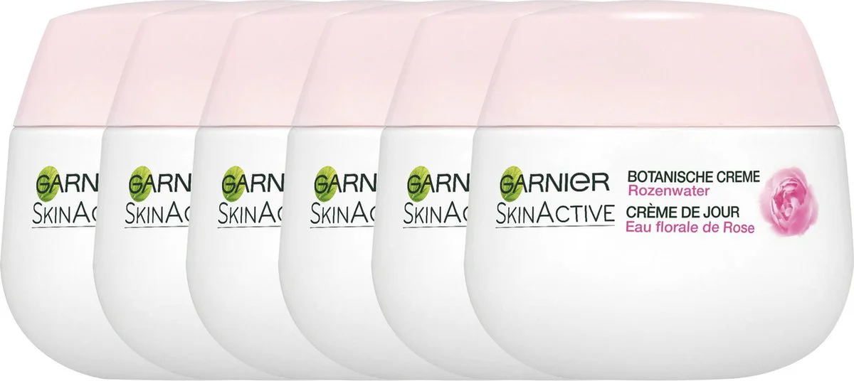 6x Garnier SkinActive Rozenwater Botanische Dagcrème 50 ml