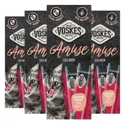 4x Voskes Kattensnack Liquid Treat Zalm 20x15 gr