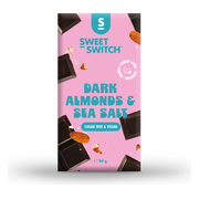 Sweet-Switch Dark Almonds & Sea Salt Chocolade Suikervrij 90GR