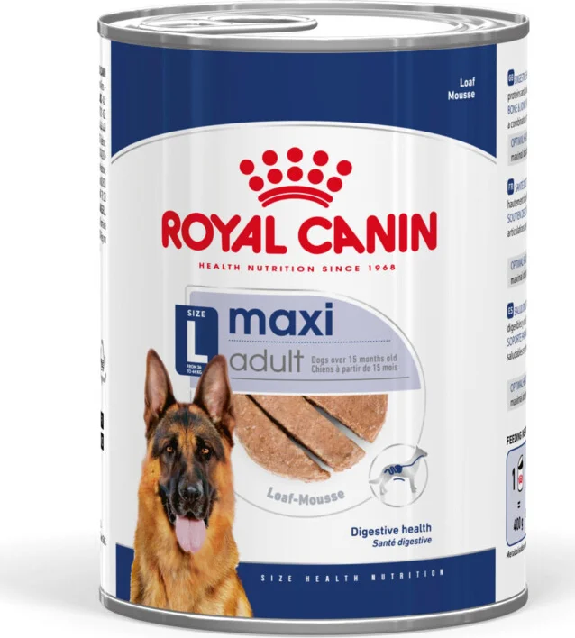 12x Royal Canin Maxi Adult Hondenvoer Nat 410 gr