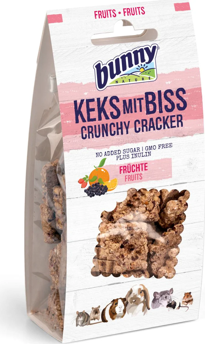 Bunny Nature Crunchy Cracker Vruchten 50 gr
