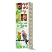 10x HobbyFirst King Sticks Parkiet & Dwergpapegaai Fruit 60 gr