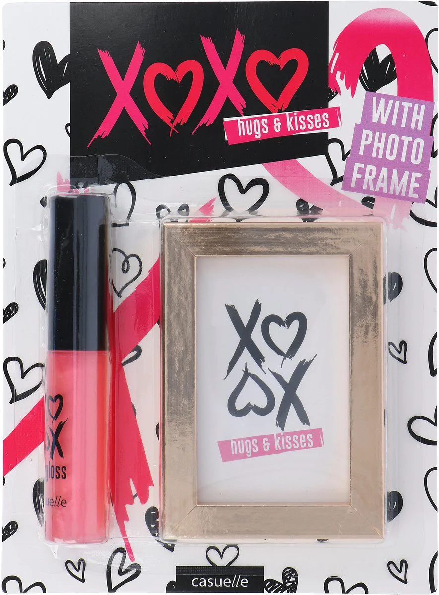 Casuelle Xoxo Geschenkset Lipgloss & Fotolijst