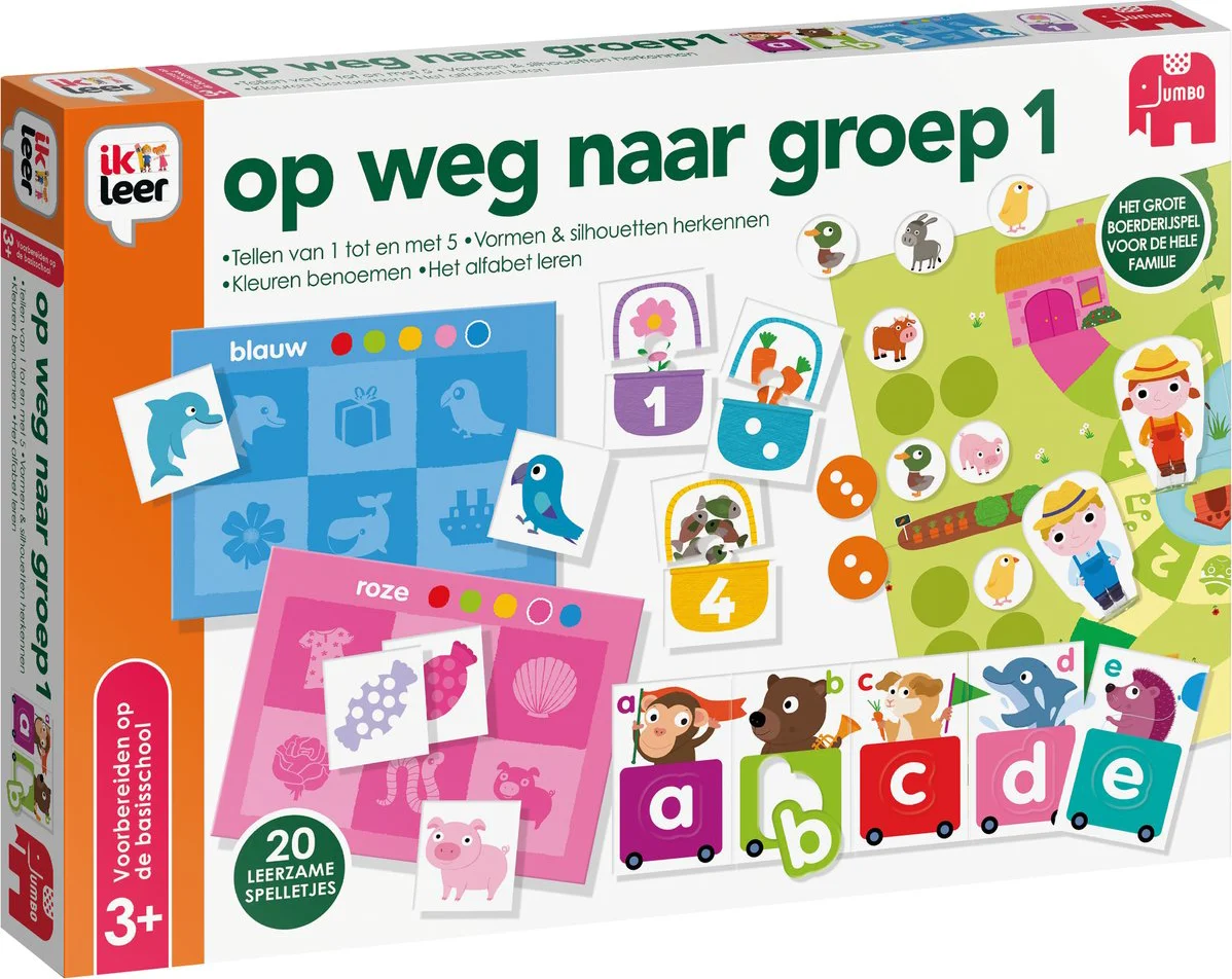 Jumbo - Ik Leer - Op Weg Naar Groep 1 - Educatief spel - Vanaf 3 jaar