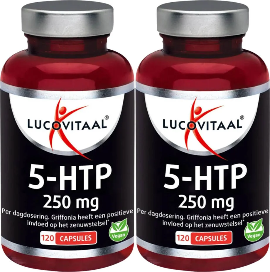 2x Lucovitaal 5-HTP 250 mg 120 capsules