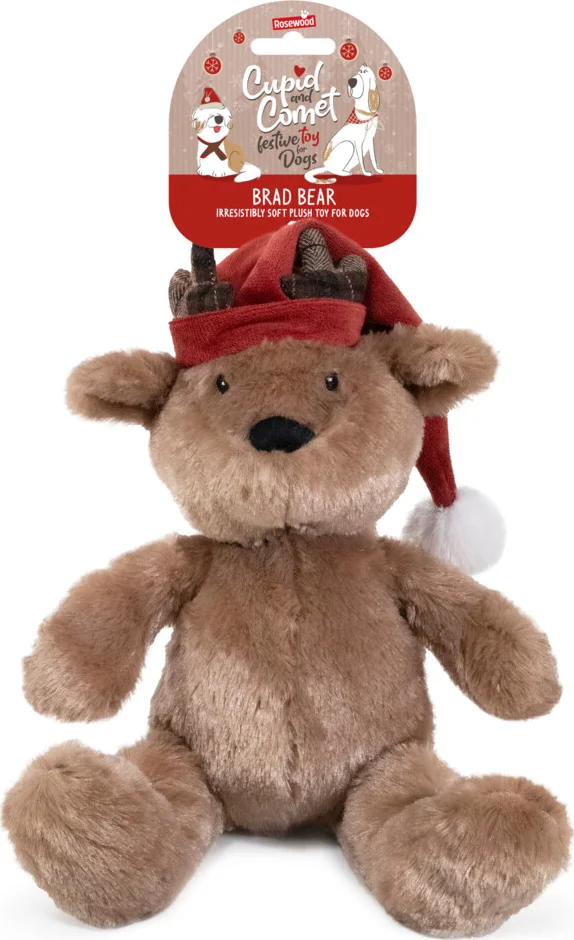 Rosewood Cupid & Comet Bram Beer Kerst Speelgoed