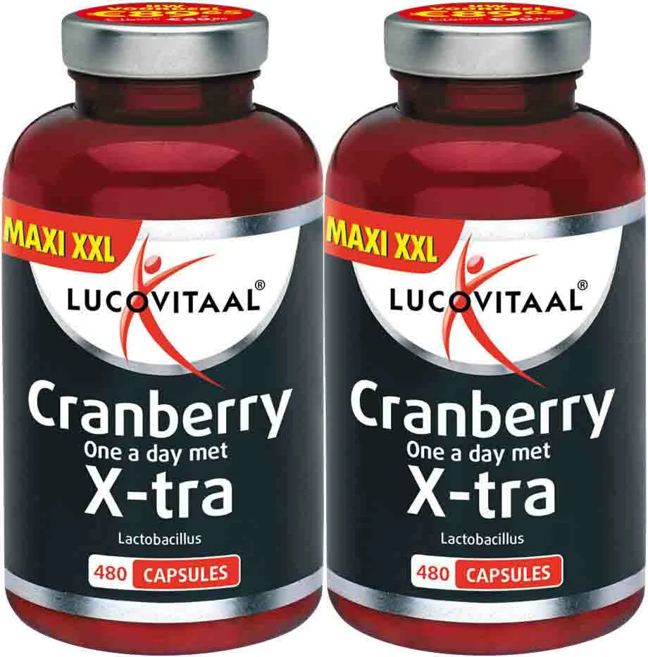 2x Lucovitaal Cranberry X-tra 480 capsules