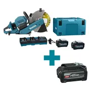 Makita CE002GT202X Accu Doorslijper 355mm 2 x AWS XGT 40V Max 5.0Ah (2st.)