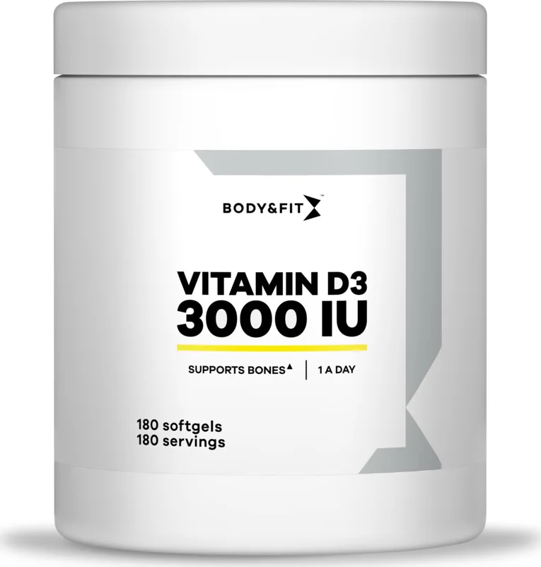 Body & Fit Vitamine D3 - 3000 IU 180 capsules