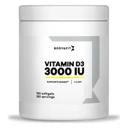 Body & Fit Vitamine D3 - 3000 IU 180 capsules