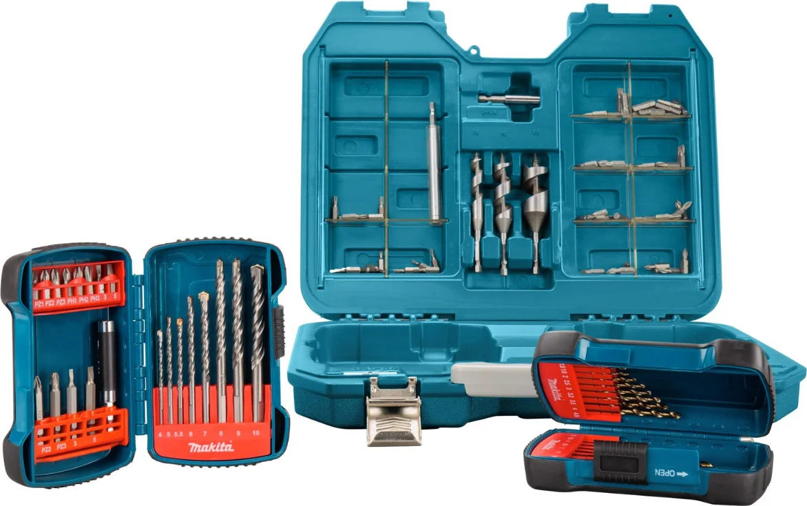 Makita P-71065 Boor- en schroefbitset 104-delig in koffer