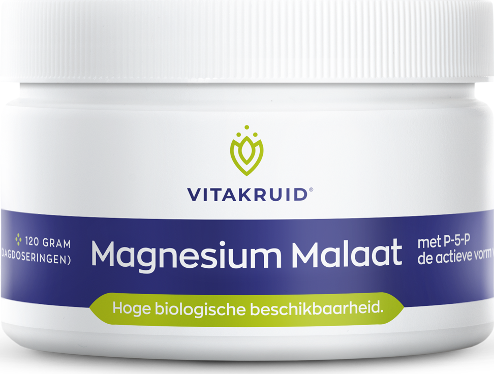 Vitakruid Magnesium Malaat met P-5-P 120 gr