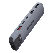Sitecom MacBook Pro Multiport Hub 6 in 2 Grijs
