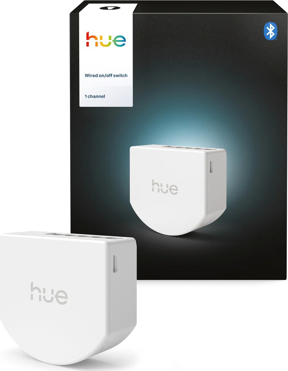 Philips Hue Bedrade Wandschakelaarmodule voor Niet Slimme Lampen 1 Kanaal