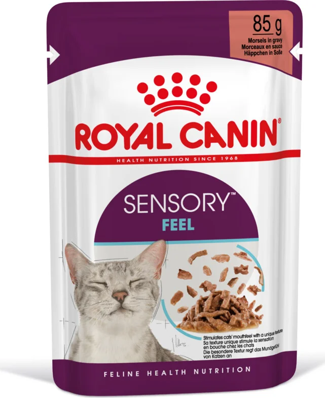 12x Royal Canin Sensory Feel Gravy Kattenvoer Nat 85 gr