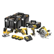 DeWALT DCK480P3T Accu combiset 4-delig 18V XR 5.0Ah in TSTAK