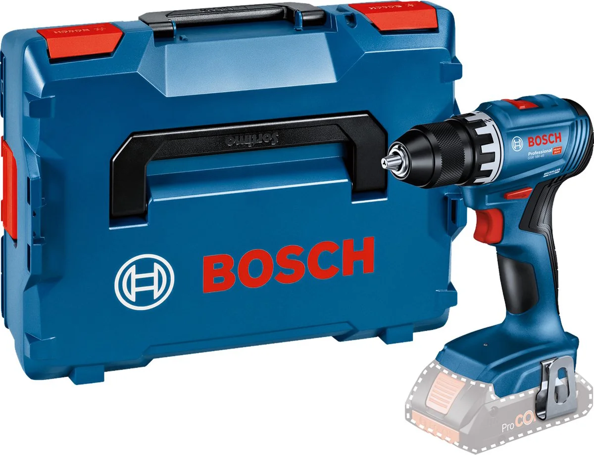 Bosch Professional GSR 18V-45 Accu schroefboormachine 18V Basic Body in L-Boxx - 06019K3201