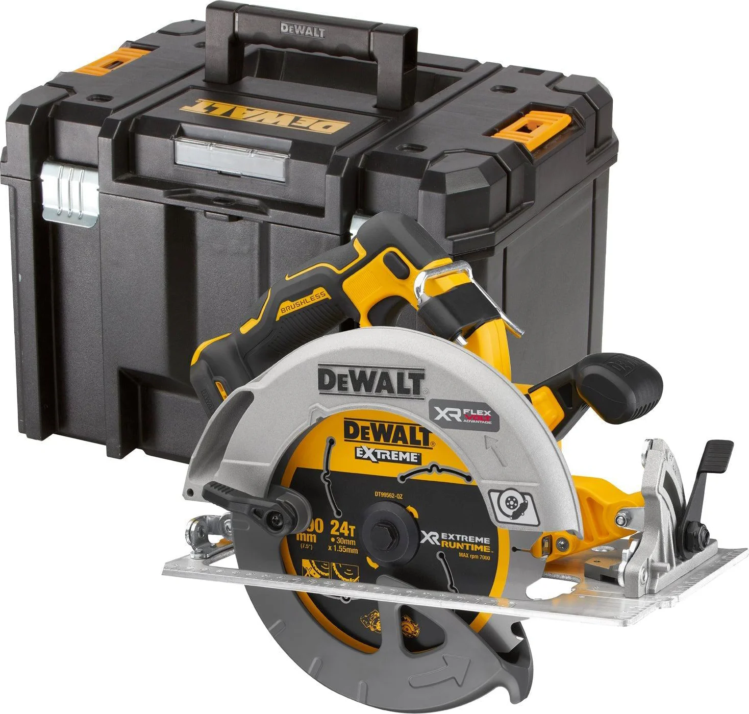 DeWALT DCS573NT Accu cirkelzaag 190mm 18V XR FlexVolt Advantage Basic Body in TSTAK