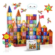 Magnetic Tiles - Magnetisch Speelgoed - 40 stuks - Constructie speelgoed - Magnetische tegels - Speelgoed 3-12 jaar