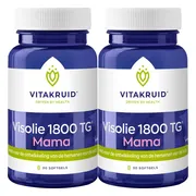 2x Vitakruid Visolie 1800 TG Mama 30 sofgels