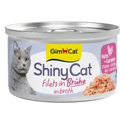 GimCat Kattenvoer Nat ShinyCat Filets in Jelly Kip & Garnalen 70 gr